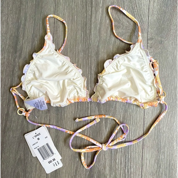 πΌNWT L*SPACE 2 PIECE SET! Bikini top and matching skirt! SIZE MEDIUMπΌ daisies - Picture 5 of 16